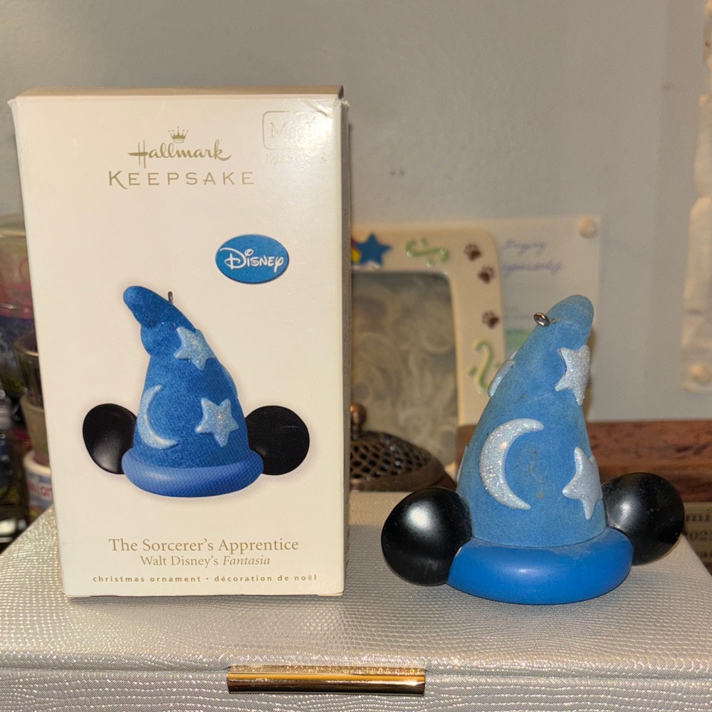 Disney Blue Sorcerer's Hat Ornament
